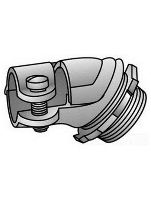 Product image for OZG AC-38 3/8 IN 45 DEG CONN AC/FMC