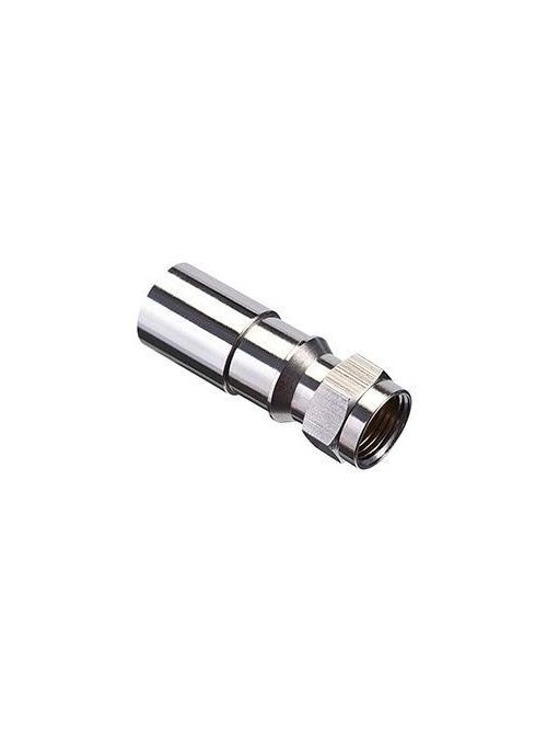 Product image for Ideal 92-650 RG-6 Regular/Tri/Quad Compression F-Connector (Jar of 50)