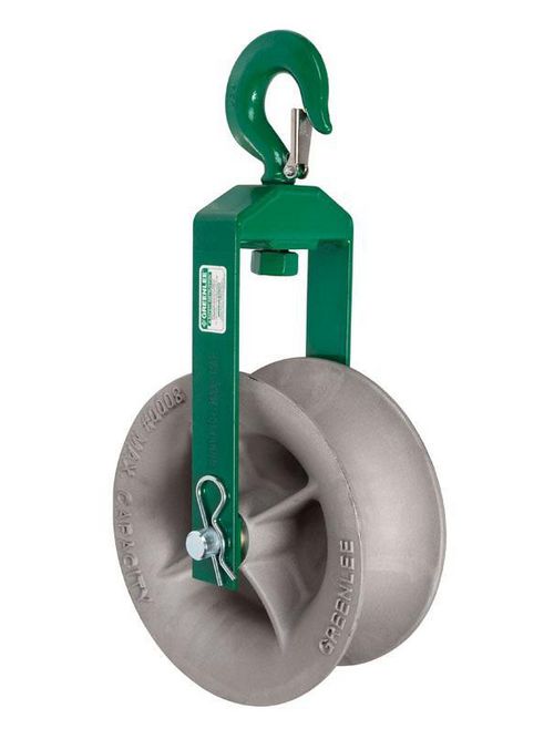 Product image for Greenlee 00838 12" Cable Puller Hook Sheave Pin