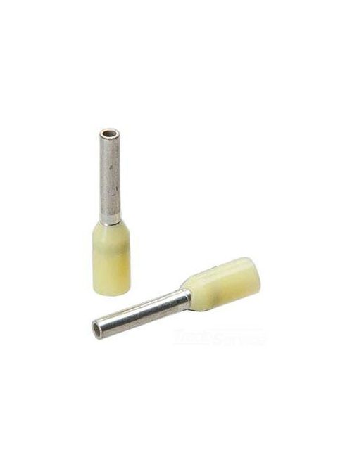 Product image for Greenlee 167/6 24 AWG Light Yellow Electrolytic Copper Insulated Wire Ferrule