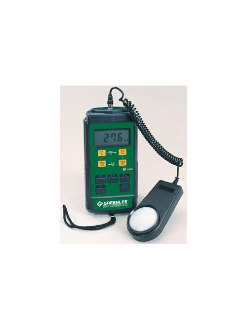 Product image for Greenlee 93-172-C 9 Volt Calibrated Digital Light Meter