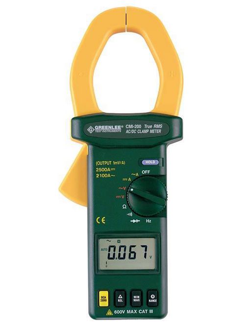 Product image for Greenlee CMI-200 2000 Amp AC Clamp Meter