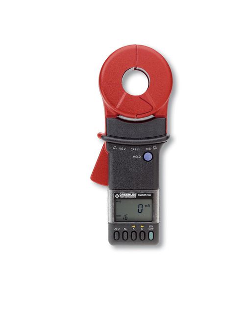 Product image for Greenlee CMGRT-100 0.1 to 1200 Ohm Ground Resistance Tester