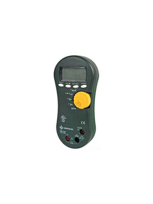 Product image for Greenlee DM-330 1000 Volt 10 Amp 6000-Count LCD Automatic Digital Multimeter