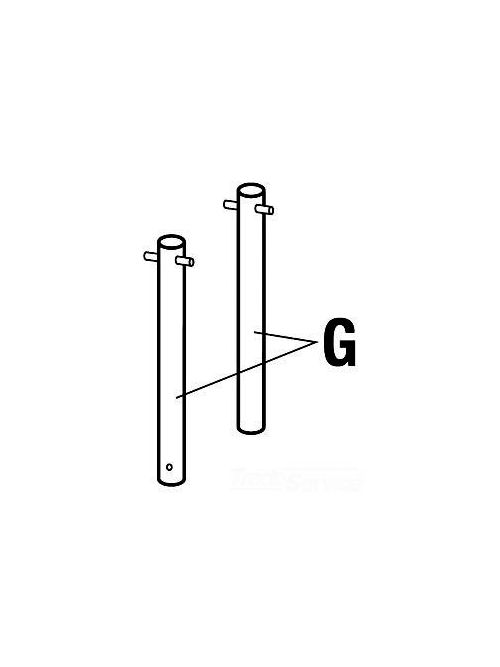 Product image for Greenlee 27381 1.13 x 10.2" Hydraulic Conduit Bender Cylinder Block Pin Unit