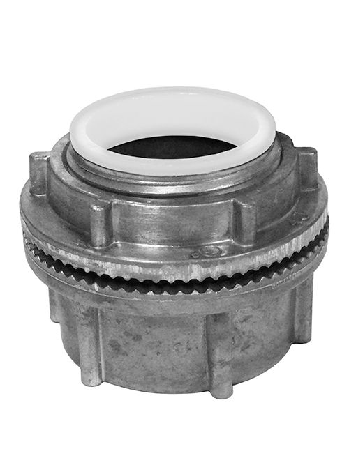 Product image for Appleton HUB-400A 4" Threaded Rigid/IMC Conduit Hub, Insulated Throat, Aluminum