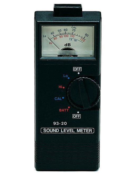 Product image for Greenlee 93-20 35 to 120 dB 20 to 20000 Hz Sound Level Meter