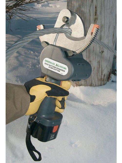 Product image for Greenlee ES2511 14-3/4 Inch 636 MCM ACSR Nickel Cadmium Battery Powered Cable Cutter
