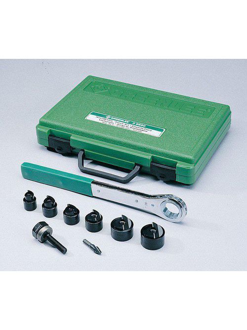 Greenlee 36690 Hexagonal Ratchet Knockout Punch Driver Kit Greenlee 36690 Hexagonal Ratchet Knockout Punch Driver Kit