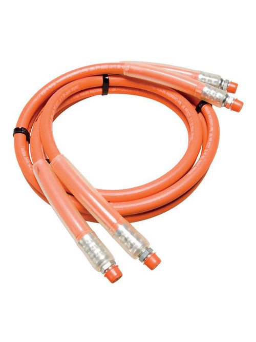Product image for Greenlee 135247 3/8" x 10ft Orange Impact Wrench Hose Assembly