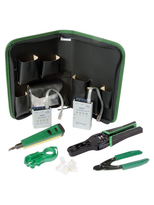 Product image for Greenlee 45470 7-Piece Category 5 Data Termination and Test Kit