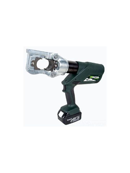 Product image for Greenlee E12CCXL12 12 Ton 4 AWG to 750 MCM Copper Rotatable Head Lithium-Ion Battery Powered Crimping Tool