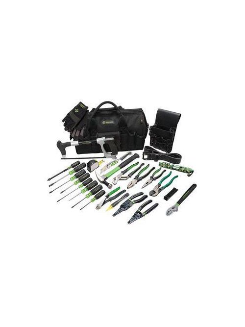 Product image for Greenlee 0159-11 28-Piece Electrician Tool Kit