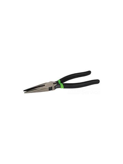 Product image for Greenlee 0351-08D 8 Inch Dipped Grip Steel Long Nose Pliers