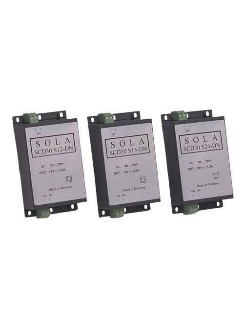 Product image for SolaHD SCD30S12-DN 12 VDC Output 30 W Encapsulated Switching DC Power Supply