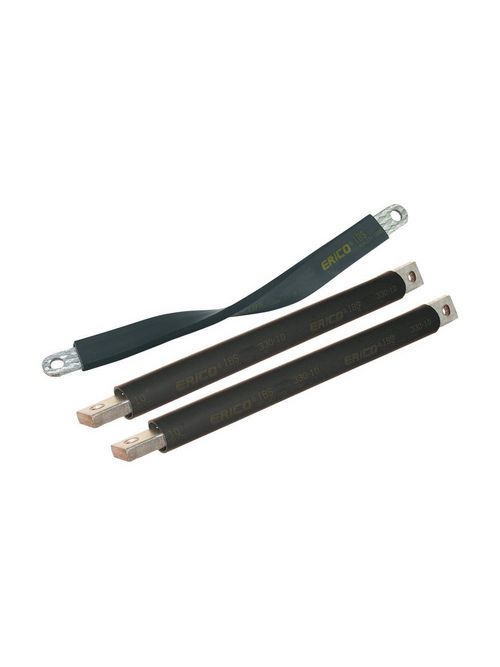 Product image for Erico 558244 IBS Flat Insulated Braided Conductor, 160 A, 49.34 kcmil, 0.07" x 24.8"