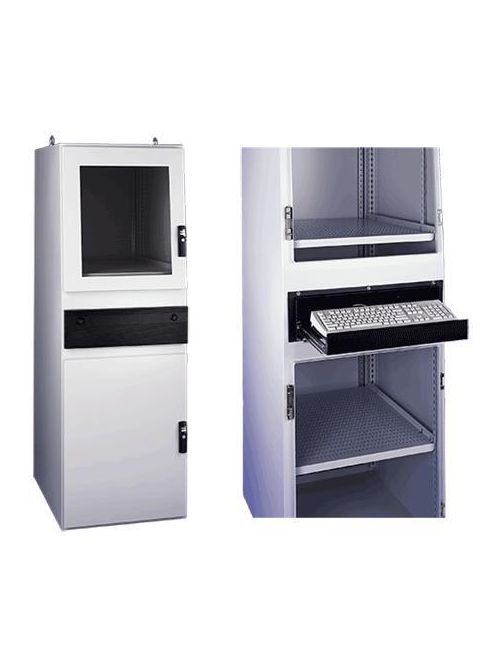 Hoffman PGLD1486CWS 60.08 x 31.81 x 21.34 Inch Light Gray 14 Gauge Steel NEMA 12 Computer Workstation Enclosure Hoffman PGLD1486CWS 60.08 x 31.81 x 21.34 Inch Light Gray 14 Gauge Steel NEMA 12 Computer Workstation Enclosure