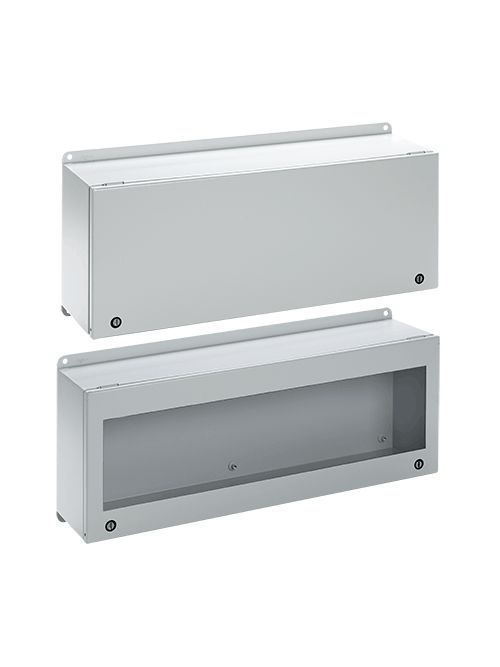 Hoffman LHC234616 9.06 x 18.11 x 6.1 Inch 16 Gauge Steel NEMA 4/12 Hinged Solid Door Wall Mount Enclosure Hoffman LHC234616 9.06 x 18.11 x 6.1 Inch 16 Gauge Steel NEMA 4/12 Hinged Solid Door Wall Mount Enclosure
