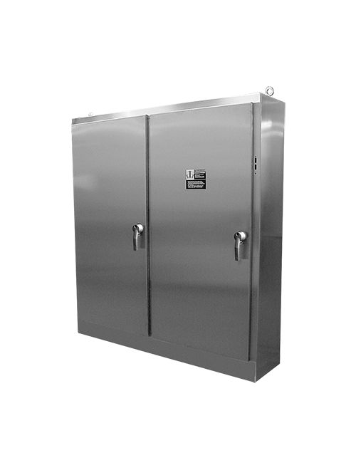 Hoffman A90XM7824SSN4 90.12 x 78.5 x 24.12 Inch 12 Gauge 304 Stainless Steel NEMA 4X 2-Door Disconnect Enclosure Hoffman A90XM7824SSN4 90.12 x 78.5 x 24.12 Inch 12 Gauge 304 Stainless Steel NEMA 4X 2-Door Disconnect Enclosure