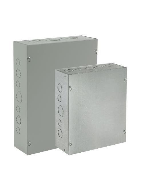 Hoffman ASE8X6X6 Painted Steel NEMA 1 Screw Cover Pull Box with Knockout Hoffman ASE8X6X6 Painted Steel NEMA 1 Screw Cover Pull Box with Knockout