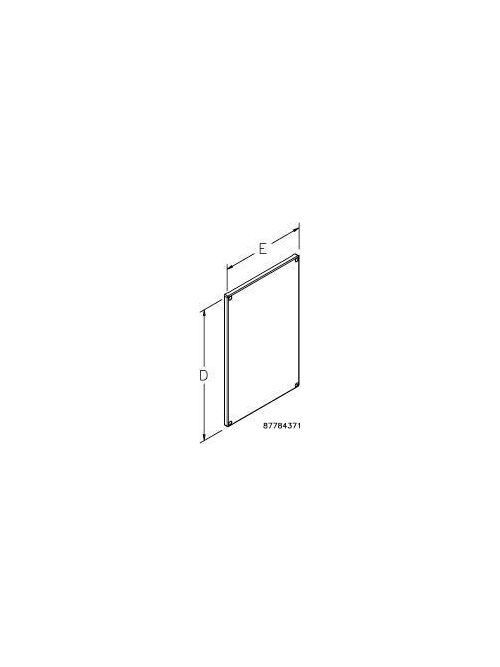Hoffman PPP812G 44.49 x 32.87 Inch Galvanized 12 Gauge Steel Enclosure Partial Subpanel Hoffman PPP812G 44.49 x 32.87 Inch Galvanized 12 Gauge Steel Enclosure Partial Subpanel