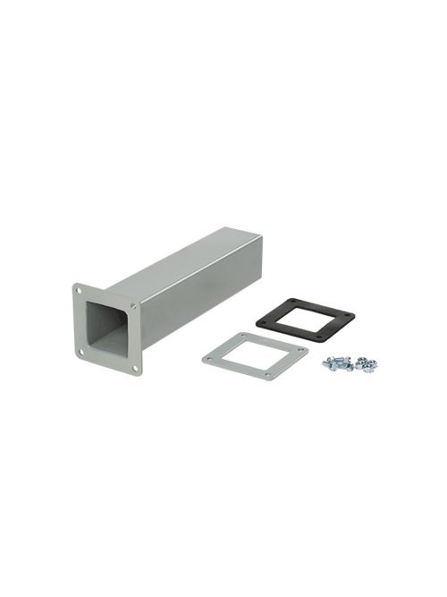 Hoffman F88WX 8 x 8 Inch Steel Wireway Cut-Off Hoffman F88WX 8 x 8 Inch Steel Wireway Cut-Off