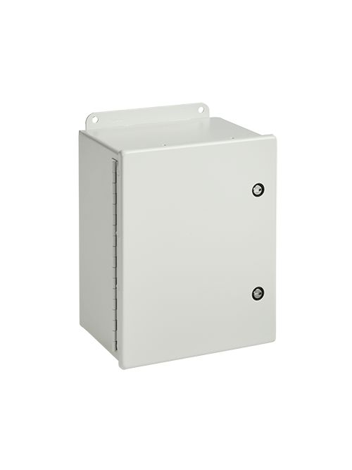Hoffman A6044CHFL 6 x 4 x 4 Inch Gray 16 Gauge Steel NEMA 4 Junction Box with Fast Latch Hoffman A6044CHFL 6 x 4 x 4 Inch Gray 16 Gauge Steel NEMA 4 Junction Box with Fast Latch