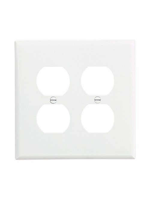 Product image for EWD PJ826W Wallplate 2G Dup/Deco Co