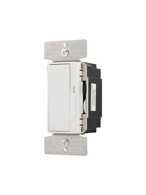 Eaton Wiring Devices DAL06P-C2 300 W 120 VAC 1-Pole 3-Way Light Almond/Ivory/White LED/CFL Decorator Dimmer Eaton Wiring Devices DAL06P-C2 300 W 120 VAC 1-Pole 3-Way Light Almond/Ivory/White LED/CFL Decorator Dimmer