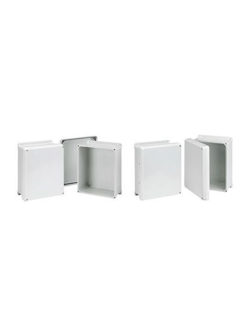 Hoffman HJ606HWLG Light Gray Fiberglass NEMA 4X Hinged Flat Cover Enclosure Hoffman HJ606HWLG Light Gray Fiberglass NEMA 4X Hinged Flat Cover Enclosure
