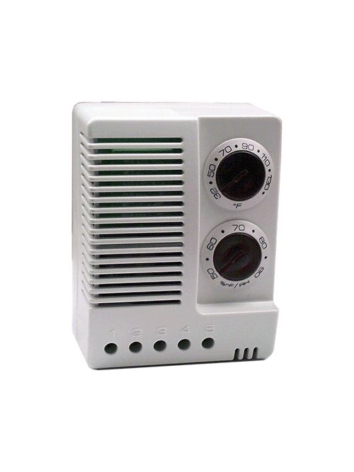 Hoffman ATEMHUM 100 to 120 VAC Light Gray Plastic Electronic Temperature and Humidity Controller Hoffman ATEMHUM 100 to 120 VAC Light Gray Plastic Electronic Temperature and Humidity Controller