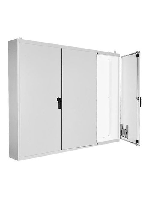 Hoffman A86M3ELP 86.12 x 112 x 14.12 Inch White Steel NEMA 12 3-Door Free Stand Enclosure Hoffman A86M3ELP 86.12 x 112 x 14.12 Inch White Steel NEMA 12 3-Door Free Stand Enclosure