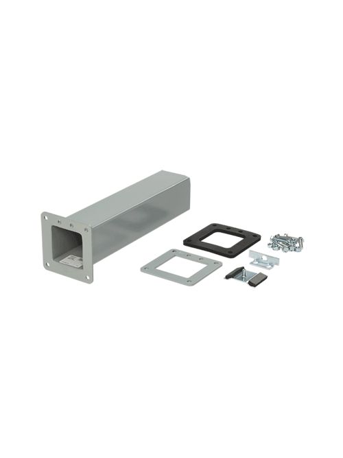 Hoffman F44LX 4 x 4 Inch Steel 90 Degrees Wireway Cut-Off Hoffman F44LX 4 x 4 Inch Steel 90 Degrees Wireway Cut-Off