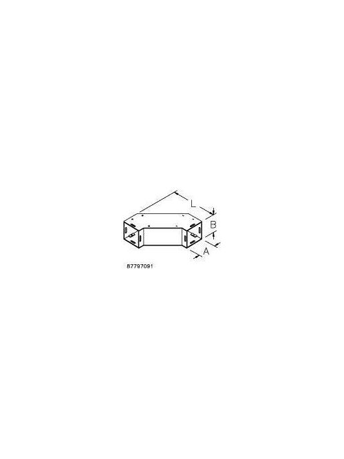 Hoffman F1212G90SE 90 Degrees Wireway Sweep Elbow Hoffman F1212G90SE 90 Degrees Wireway Sweep Elbow