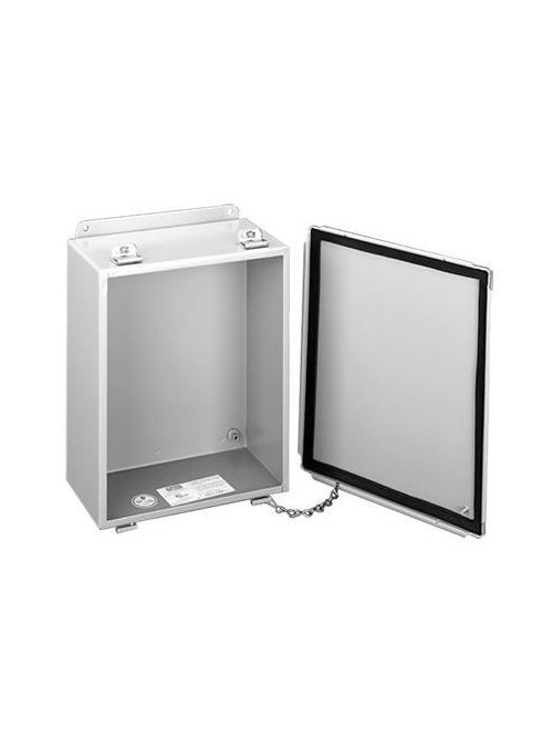 Hoffman A4044LP 4 x 4 x 4 Inch 16 Gauge Steel NEMA 12 Lift-Off Clamp Cover Junction Box Hoffman A4044LP 4 x 4 x 4 Inch 16 Gauge Steel NEMA 12 Lift-Off Clamp Cover Junction Box