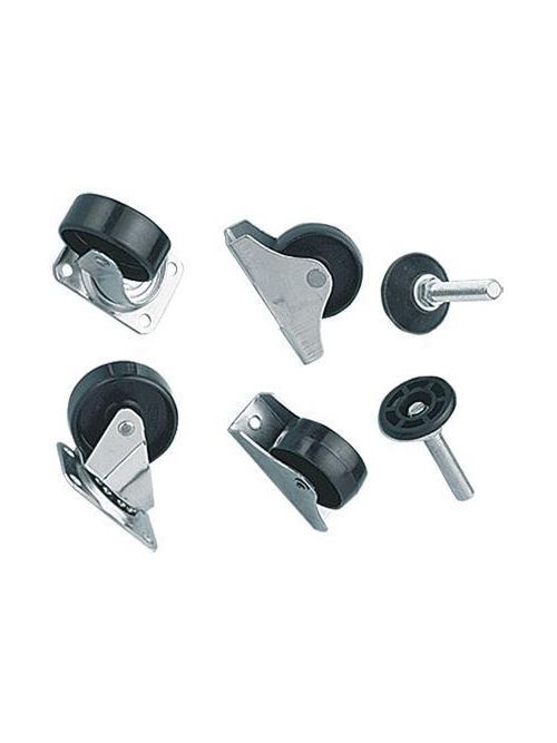 Hoffman CCSPBWS COMPACT Series 4 Casters and Levelers for Pedestal Base, fits Ped. Base, Rubber Product image for Hoffman CCSPBWS COMPACT Series 4 Casters and Levelers for Pedestal Base, fits Ped. Base, Rubber
