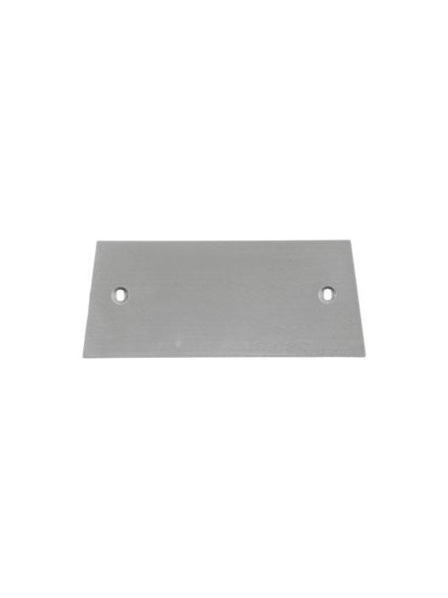 Product image for Hubbell LCFBP14 1.88 x 4.52 Inch Gray Blank Face Plate