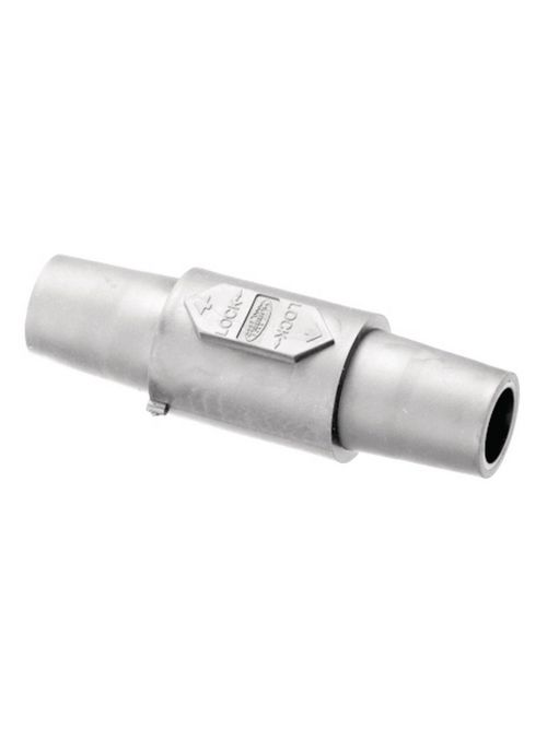 Hubbell Wiring Devices HBLDFW 1-Pole White Double Female Connector Hubbell Wiring Devices HBLDFW 1-Pole White Double Female Connector