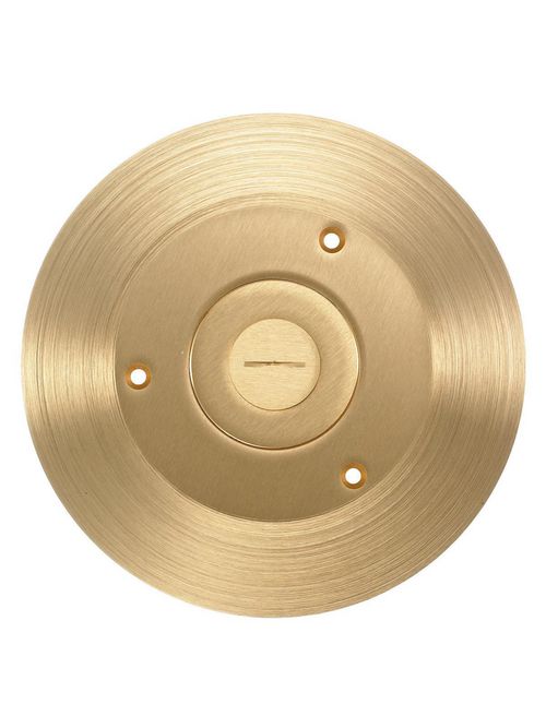 Hubbell Wiring Devices SF2525 2-1/8 x 3/4 Inch Brass Round Floor Box Cover and Flange Hubbell Wiring Devices SF2525 2-1/8 x 3/4 Inch Brass Round Floor Box Cover and Flange