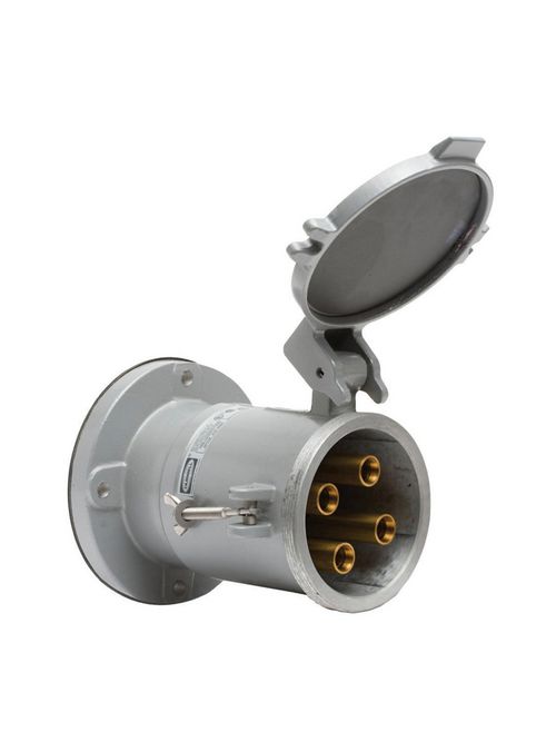 Hubbell Wiring Devices HBL5200RS1WR 200 Amp 600 Volt 4-Pole 5-Wire Pin and Sleeve Receptacle Hubbell Wiring Devices HBL5200RS1WR 200 Amp 600 Volt 4-Pole 5-Wire Pin and Sleeve Receptacle