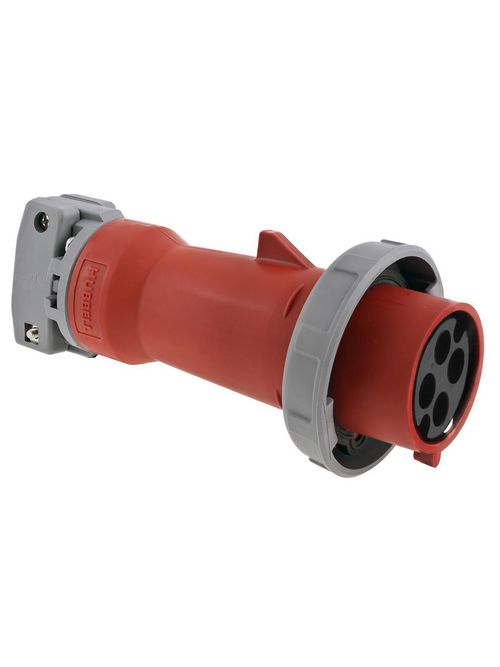 Hubbell Wiring Devices HBL430P7WR 30 Amp 480 Volt 3-Pole 4-Wire Watertight IEC Pin and Sleeve Plug Hubbell Wiring Devices HBL430P7WR 30 Amp 480 Volt 3-Pole 4-Wire Watertight IEC Pin and Sleeve Plug