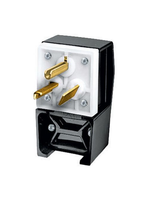 Hubbell Wiring Devices HBL9319 30 Amp 277 VAC 2-Pole 3-Wire NEMA 7-30P Black Nylon Straight Blade Plug Hubbell Wiring Devices HBL9319 30 Amp 277 VAC 2-Pole 3-Wire NEMA 7-30P Black Nylon Straight Blade Plug