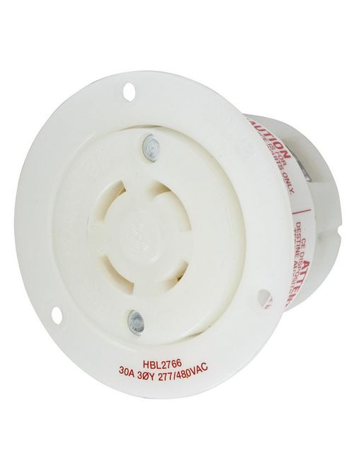HCI HBL2766 LKG FLG-RCPT, 30A 3PH 2 HCI HBL2766 LKG FLG-RCPT, 30A 3PH 2