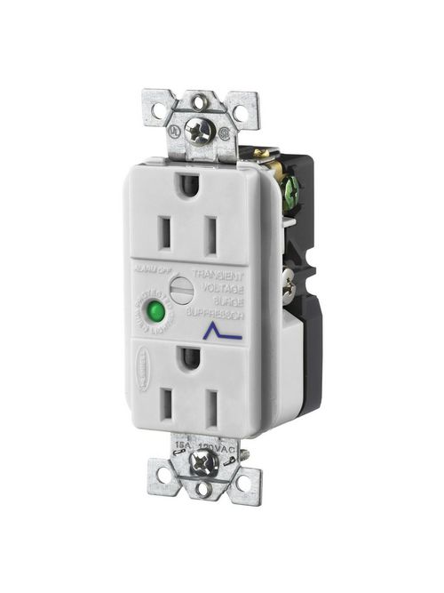 HWDK HBL5262OWSA DUP SPD RCPT, 15A HWDK HBL5262OWSA DUP SPD RCPT, 15A