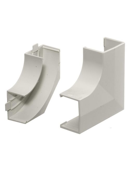 Hubbell Wiring Devices PL1FEBC Office White Non-Metallic Raceway Flat Elbow Hubbell Wiring Devices PL1FEBC Office White Non-Metallic Raceway Flat Elbow