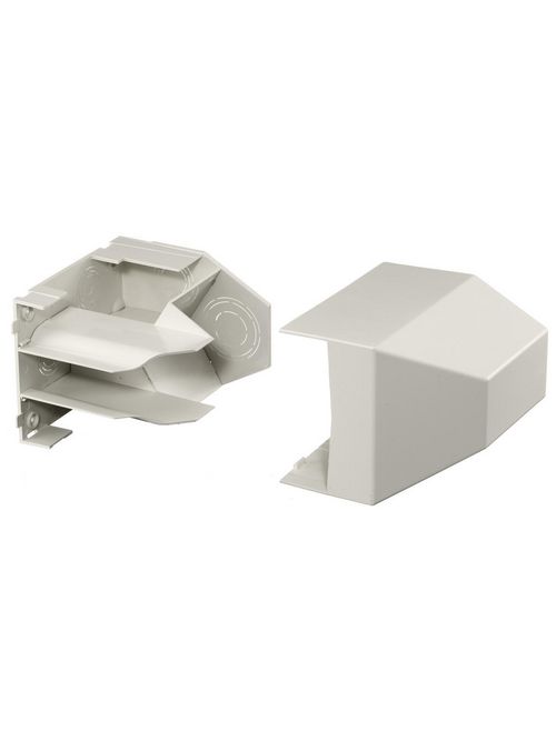 Hubbell Wiring Devices PB3CACF Office White Non-Metallic Conduit Adapter Hubbell Wiring Devices PB3CACF Office White Non-Metallic Conduit Adapter