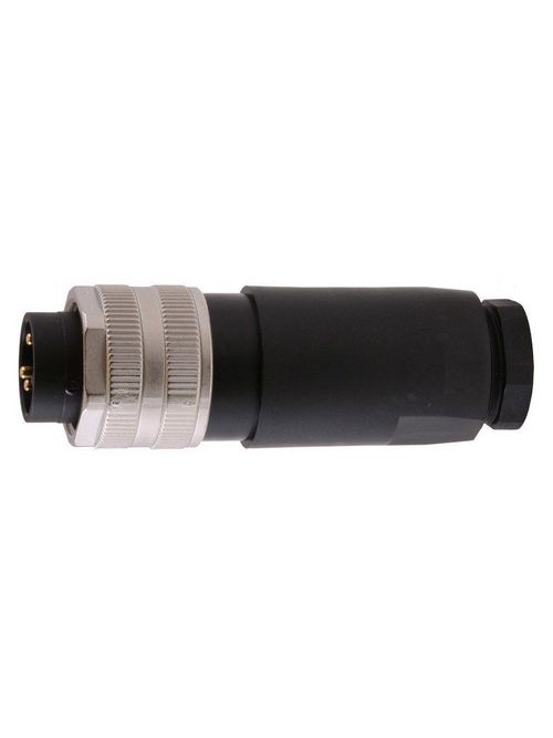 Product image for Hubbell Wiring Devices HPMS04F13 4-Pole 0.39 to 0.47 Inch Straight Field Attachable Male Connector