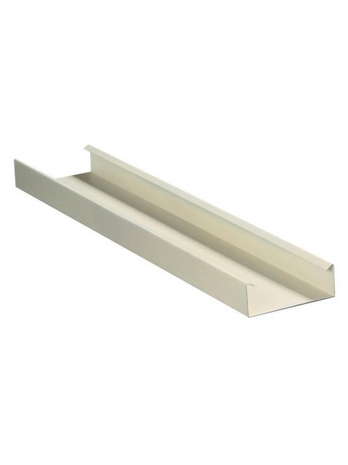 Hubbell Wiring Devices HBL4750B10IV 10 Foot Ivory Metal Raceway Single Channel Base Hubbell Wiring Devices HBL4750B10IV 10 Foot Ivory Metal Raceway Single Channel Base