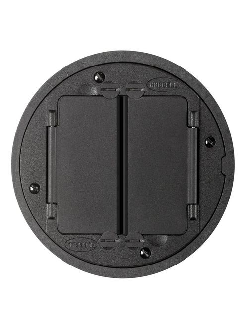Hubbell Wiring Devices S1TFCBL SystemOne Black Finish Universal Cover for Tile Assembly Hubbell Wiring Devices S1TFCBL SystemOne Black Finish Universal Cover for Tile Assembly
