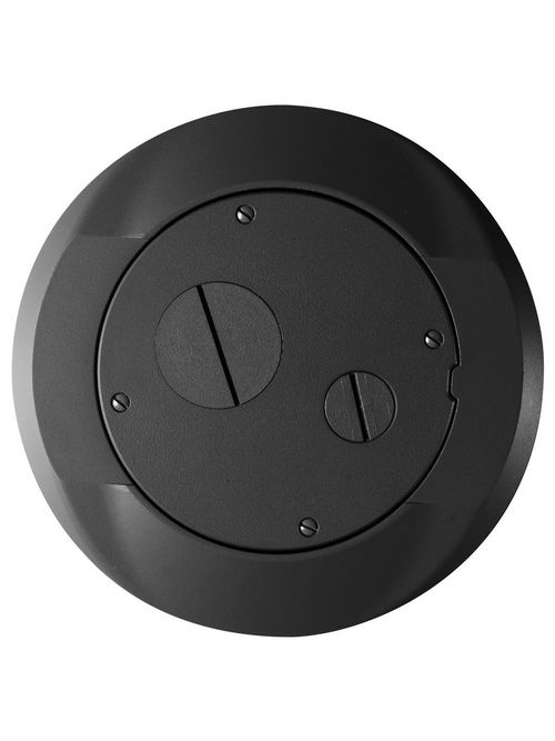 Hubbell Wiring Devices S1SPFFBL Black Concrete Floor Fire Rated Poke-Through Carpet Furniture Feed Cover and Flange Subplate Hubbell Wiring Devices S1SPFFBL Black Concrete Floor Fire Rated Poke-Through Carpet Furniture Feed Cover and Flange Subplate